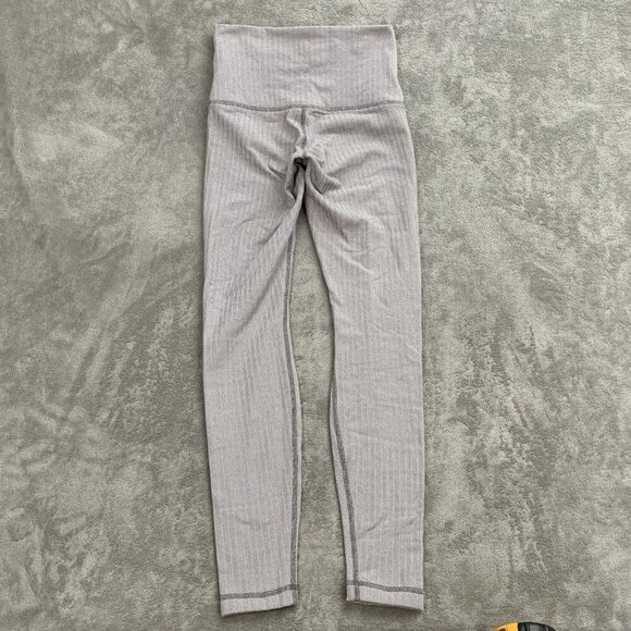 Lululemon Leggings Womens 4 Wunder Under Pant Heathered Herringbone Athleisure - Picture 9 of 12